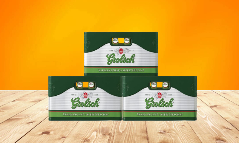 Grolsch kratten aanbieding